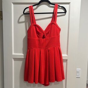 Material Girl Vibrant Red Chemise